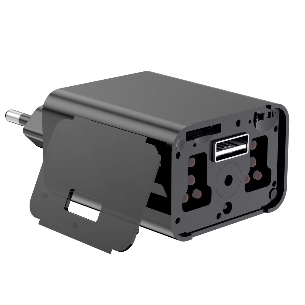 Usb Ladegerät Versteckte Full HD Kamera Mini Spycam Video Ton Aufnahme Nachtsicht Bewegungsmelder