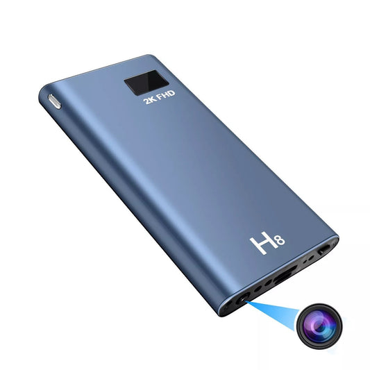 2k Versteckte Kamera in 5000mAh Powerbank Video Ton Aufnahme SpyCam Überwachungskamera Spionage