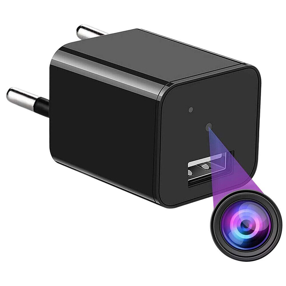 32GB Versteckte Mini Kamera Bewegungsmelder Spycam Spionage Ladegerät Spy A247 