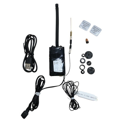 4k Wifi Mini Kamera Wlan IP Live Knopf Überwachungskamera + Spy Headset Spion Kopfhörer