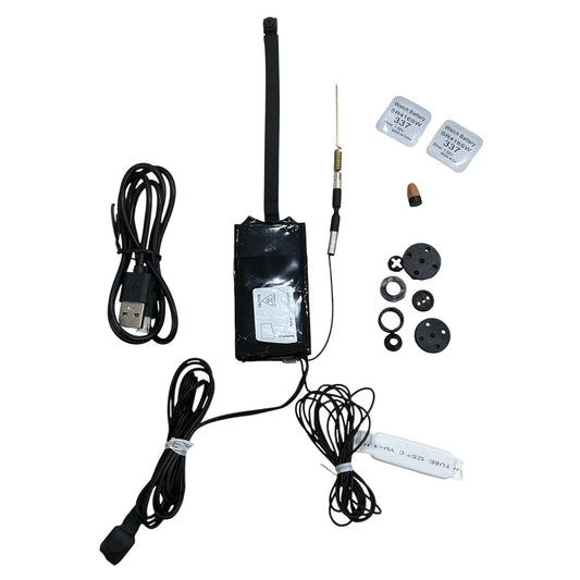4k Wifi Mini Kamera Wlan IP Live Knopf Überwachungskamera + Spy Headset Spion Kopfhörer