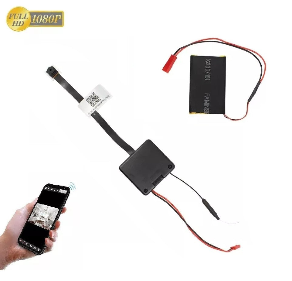 Wlan Mini Knopf Überwachungskamera Wifi Ip Live App Video Ton Bild Aufnahme