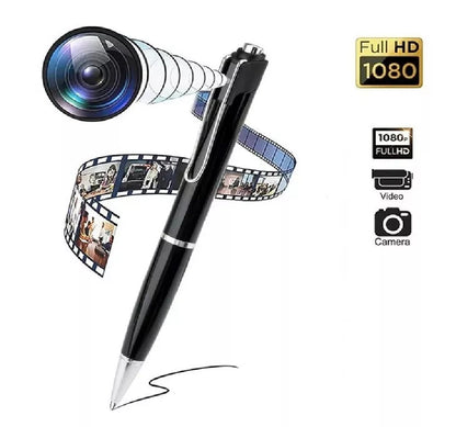 Kugelschreiber mit Full HD Versteckte Kamera Spycam Mini Cam Stift Video Ton Bild Aufnahme