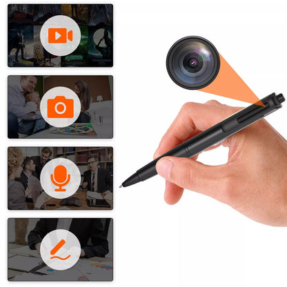 4K Kugelschreiber mit Versteckte Kamera Spycam Stift Cam Video Ton Bild Aufnahme Spionage Cam