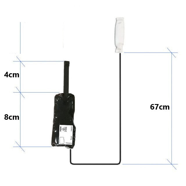 4k Wifi Mini Kamera Wlan IP Live Knopf Überwachungskamera + Spy Headset Spion Kopfhörer