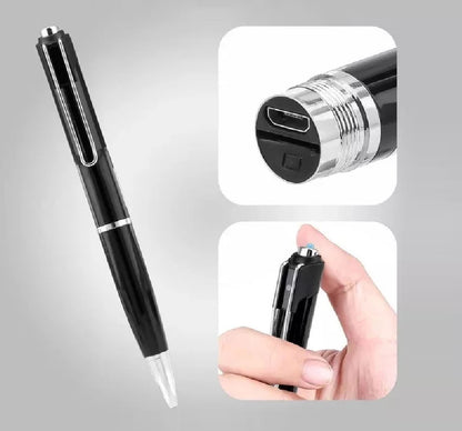 Kugelschreiber mit Full HD Versteckte Kamera Spycam Mini Cam Stift Video Ton Bild Aufnahme