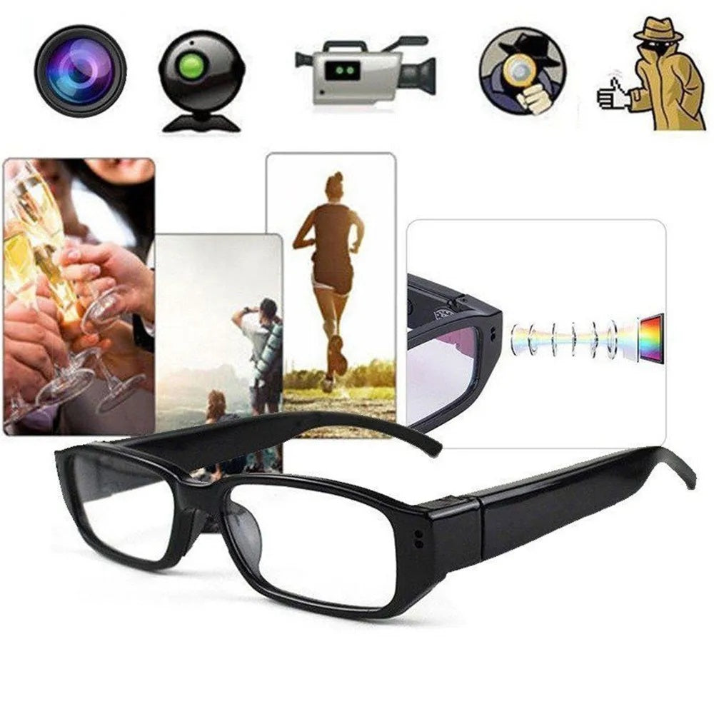 Brille mit versteckte Kamera Spycam Spionage Video Ton Überwachungskamera Aufnahme Detektiv