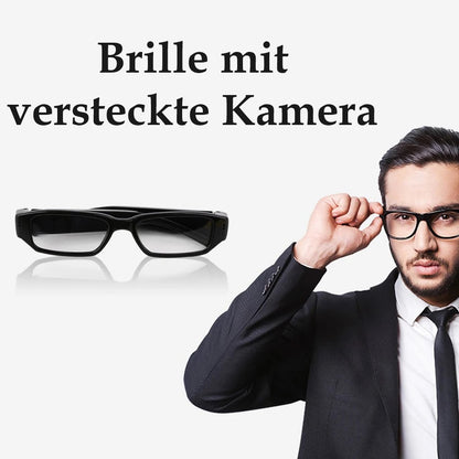 Brille mit versteckte Kamera Spycam Spionage Video Ton Überwachungskamera Aufnahme Detektiv