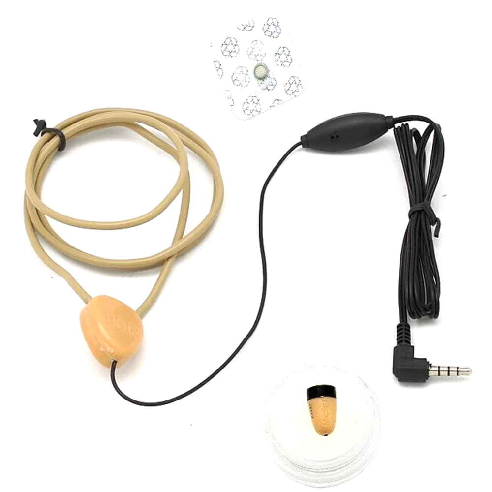Spy Headset Mini Kopfhörer Mikro Ohr Hörer Prüfung Schule Induktionsschleife für Handy Mp3