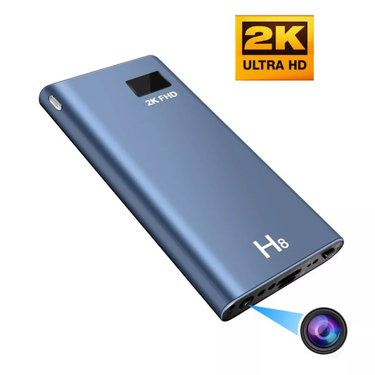 2k Versteckte Kamera in 5000mAh Powerbank Video Ton Aufnahme SpyCam Überwachungskamera Spionage