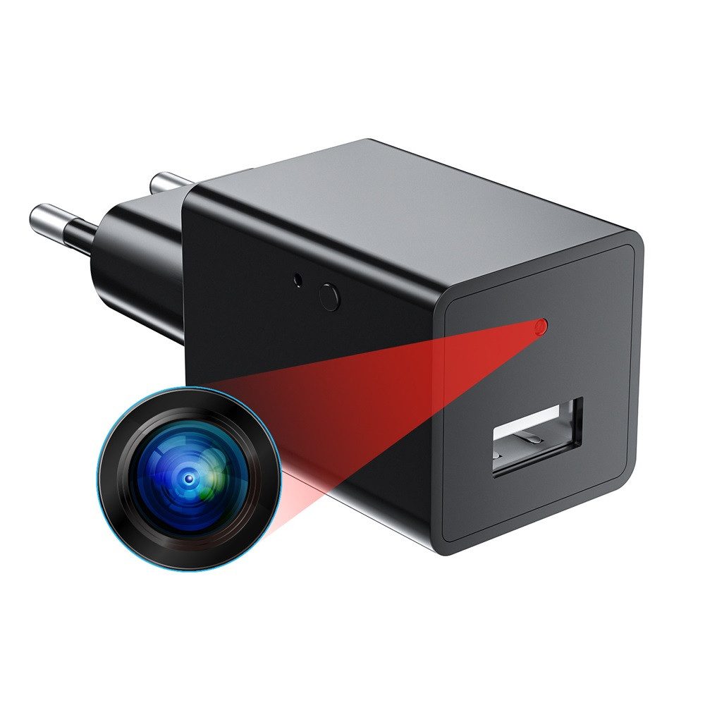Usb Ladegerät mit versteckte Kamera Spycam Spionage Cam Video Ton Aufnahme inkl. Bewegungsmelder