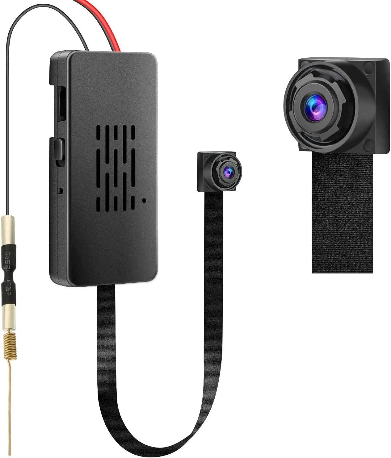 Wlan Überwachungskamera Mini Knopf Einbau Kamera Wifi Ip Live App Videoaufnahme