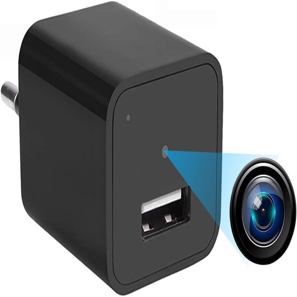 Usb Ladegerät mit versteckte Kamera Mini Spycam Spionage Video Ton Aufnahme mit Bewegungsmelder