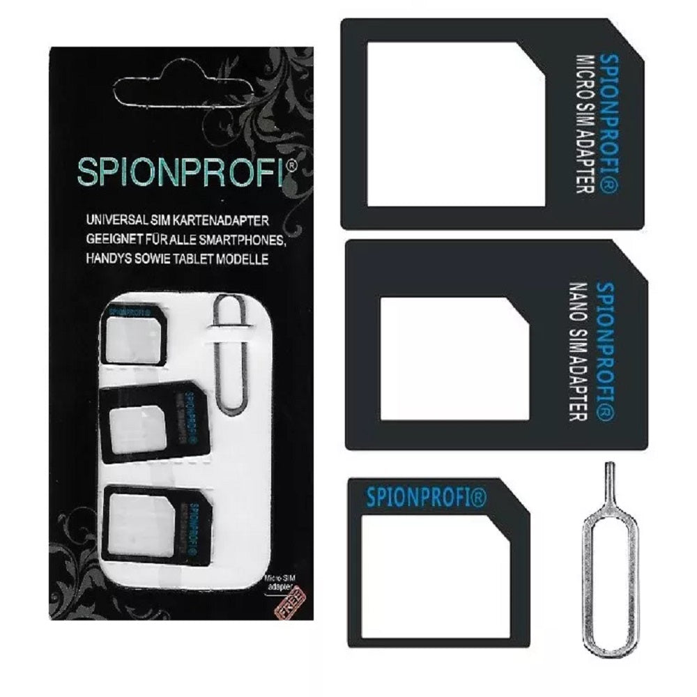Universal Sim Adapter Nano Micro Kartenadapter Karte Kartenleser Handy Tablet Smartphone