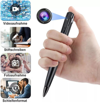 Kugelschreiber mit versteckte Kamera Mini Spion Spycam FULL HD Video Ton Aufnahme Haus Auto