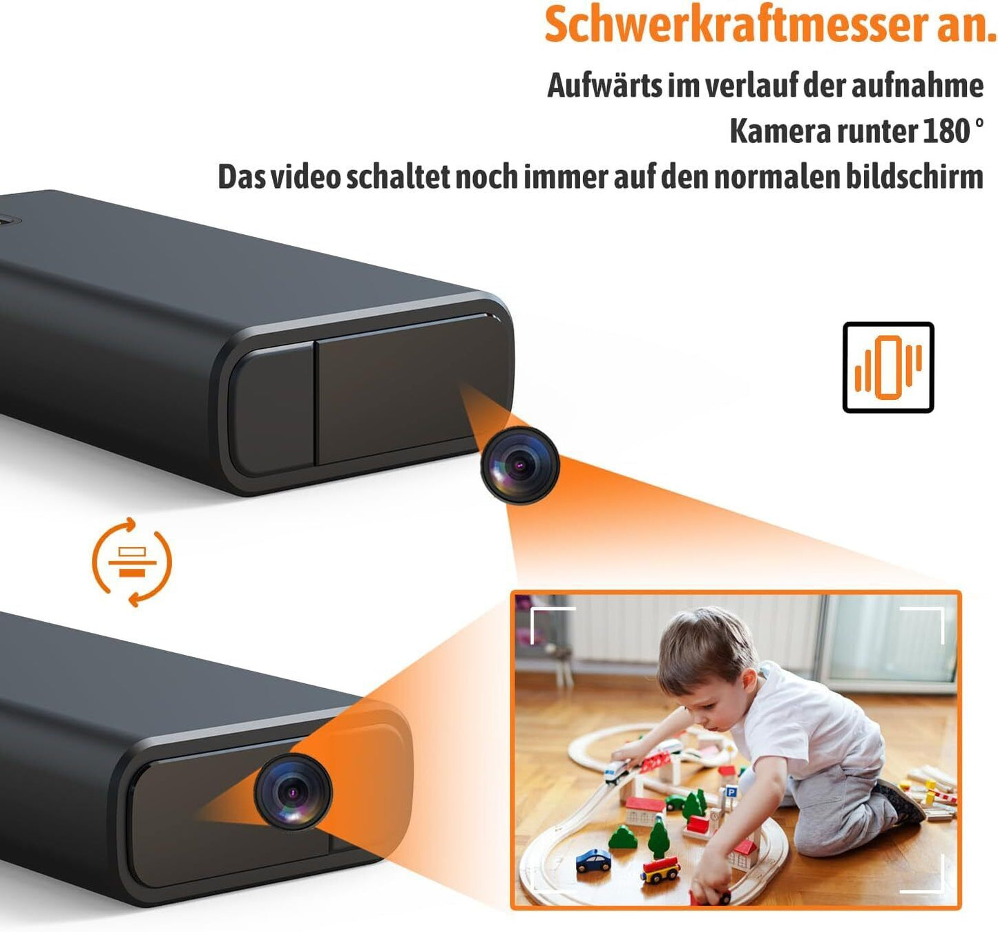 2K Powerbank Spycam Versteckte Mini Kamera Video Überwachungskamera Bewegungsmelder Nachtsicht
