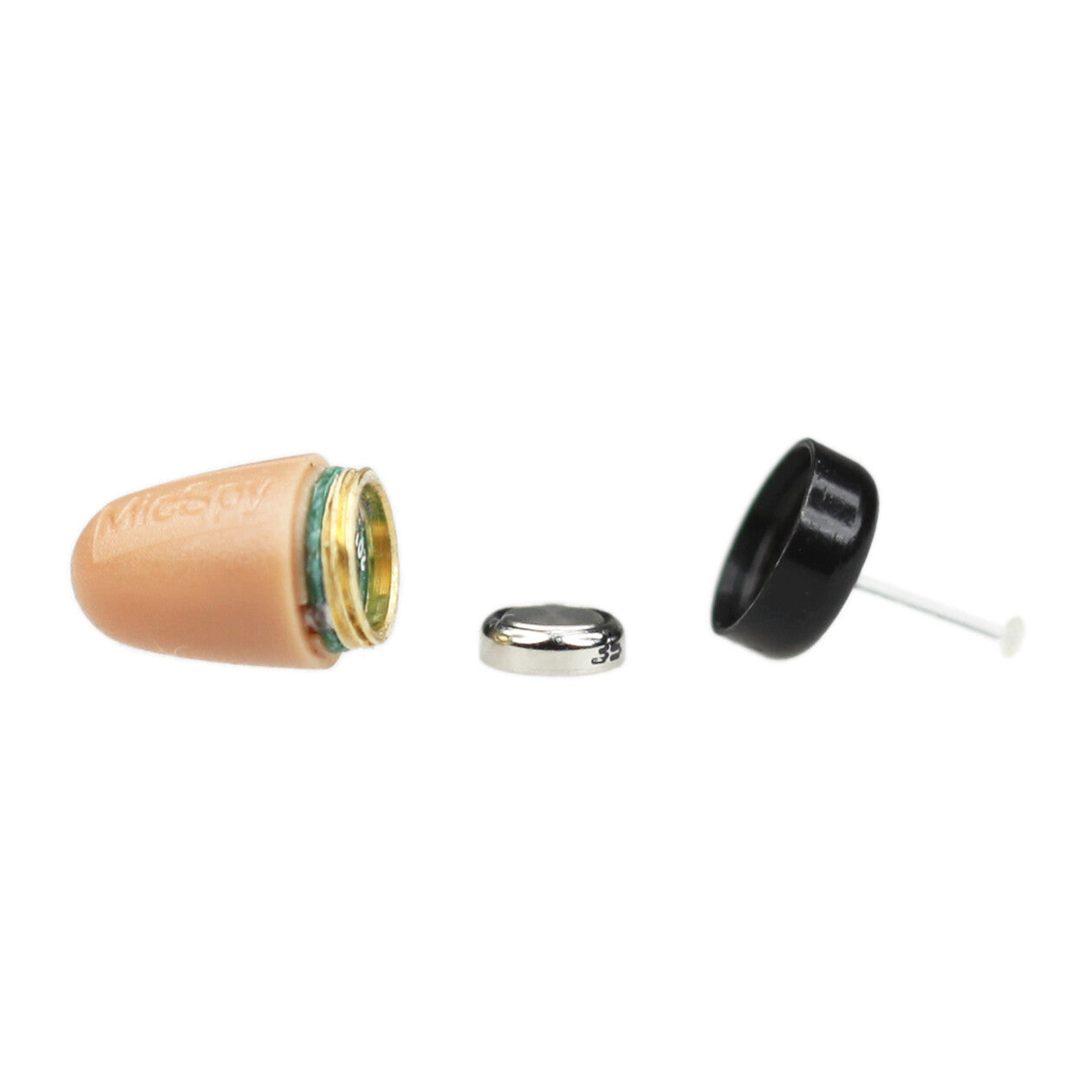 Spy Headset Mini Kopfhörer Spionage Spion Hörer mit einem Loch
