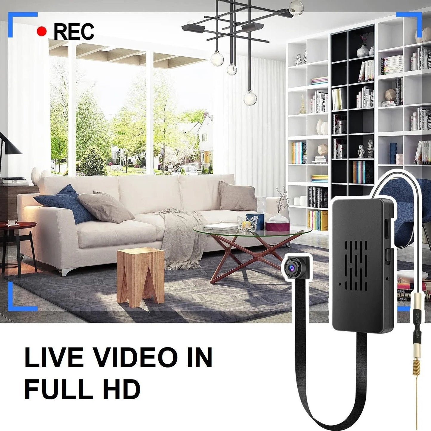 Wlan Überwachungskamera Mini Knopf Einbau Kamera Wifi Ip Live App Videoaufnahme