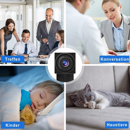 Wlan Überwachungskamera Mini Knopf Einbau Kamera Wifi Ip Live App Videoaufnahme