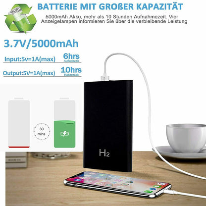 5000mAh Powerbank mit Versteckte Kamera Spycam Mini Video Ton Überwachungskamera Spionage Cam